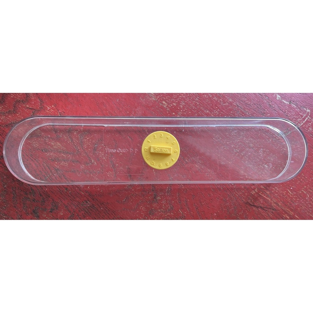 Salton Yogurt Maker Clear Replacement Top Lid ONLY Model GM-5 Vintage Time Dial
